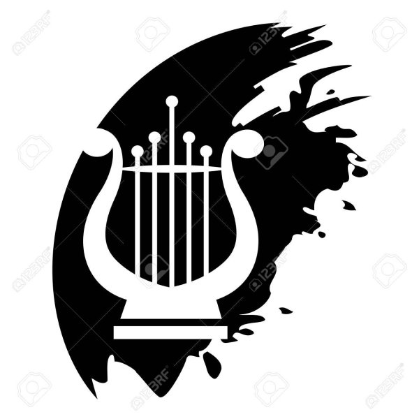 Лира силуэт