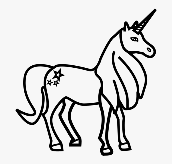 Единорог очертание