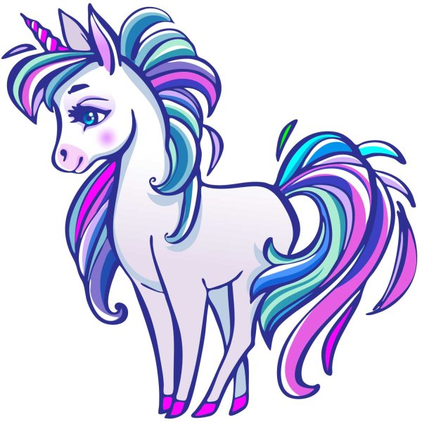 Вырезки с единорогами