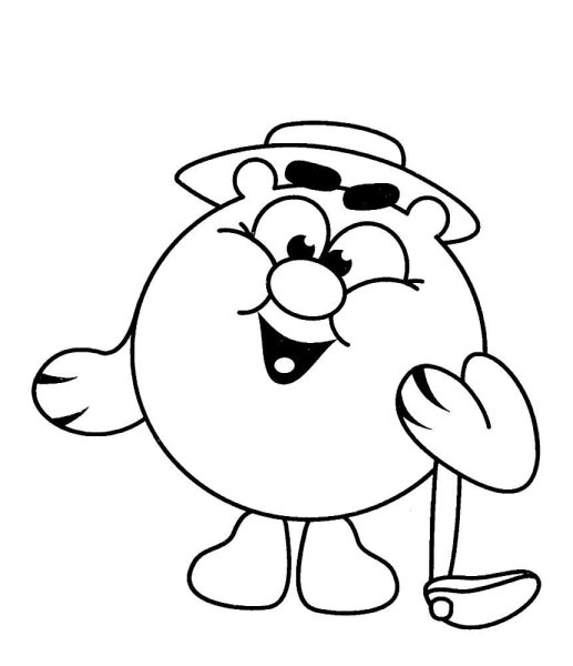 Бараш из смешариков раскраска