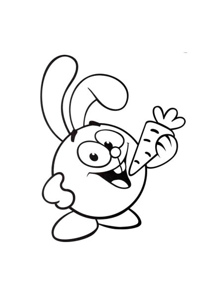 Раскраски Смешарики Совунья