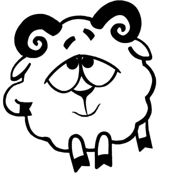 Раскраска Смешарики Крош