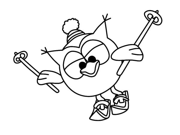 Кар Карыч из мультика Смешарики