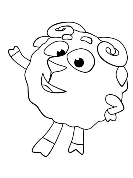 Раскраски Смешарики Совунья