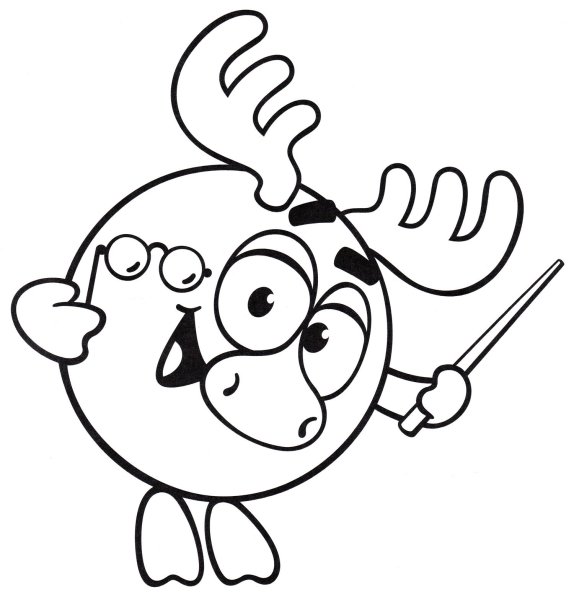 Смешарики раскраска для детей