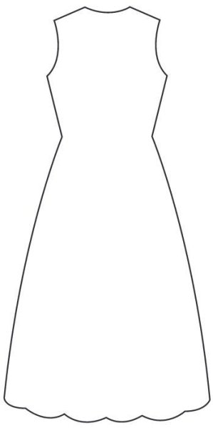 Силуэт платья для детей