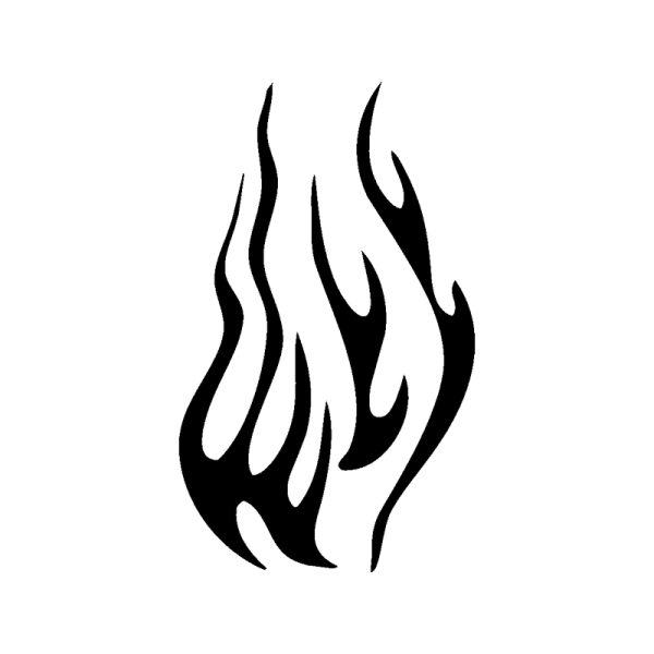 Тату огонь пламя