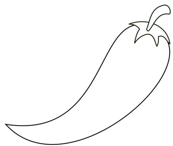 Перец трафарет