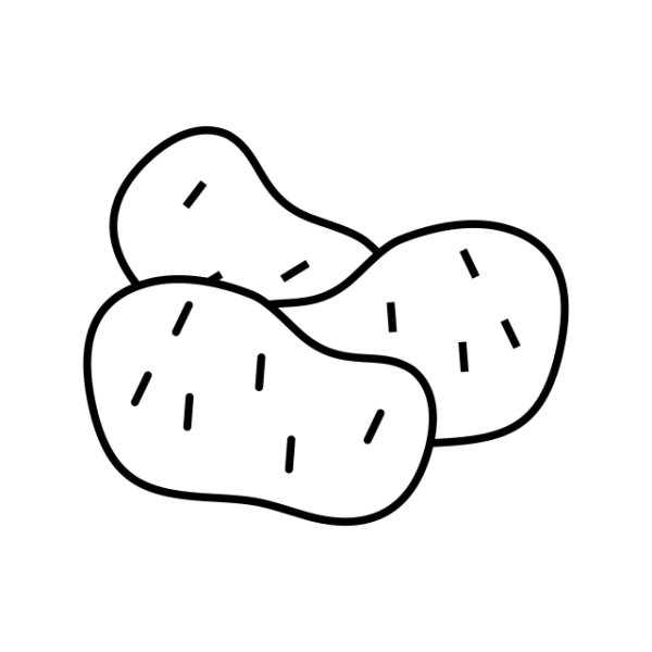 Картофель раскраска