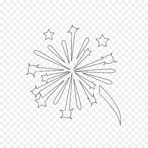Фейерверк карандашом