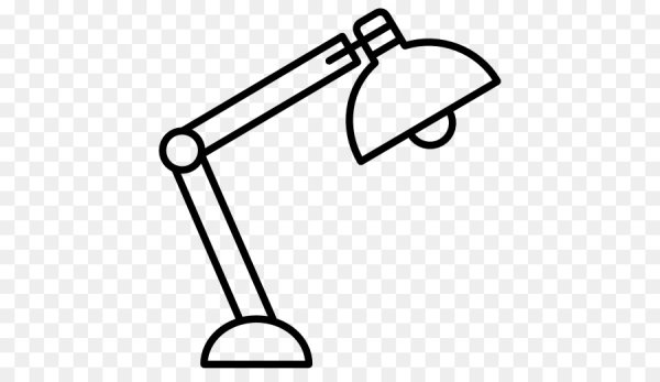 Настольная лампа контур