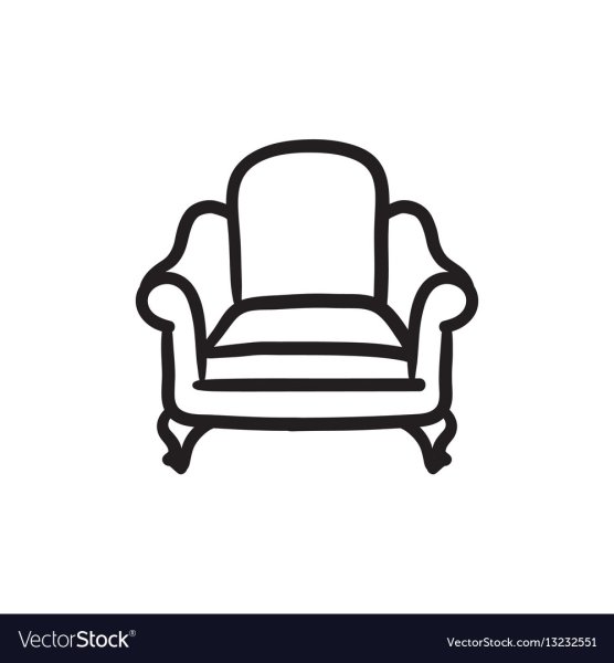 Элегантное кресло значок