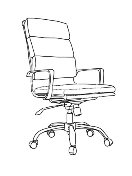Офисное кресло эскиз