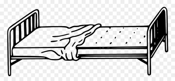 Нарисовать кровать