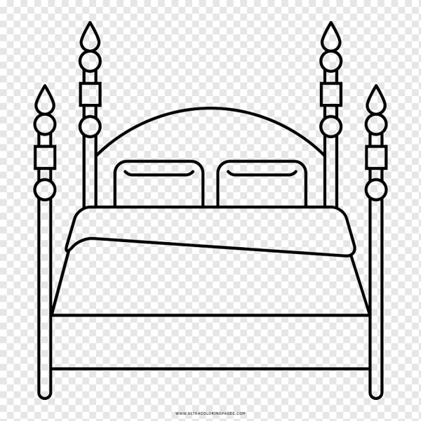 Кровать рисунок
