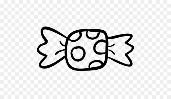 Конфетка раскраска для детей