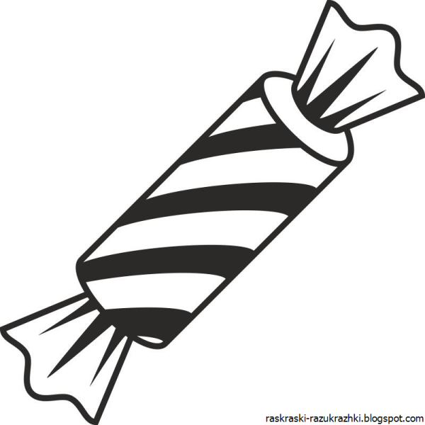 Раскраска конфеты