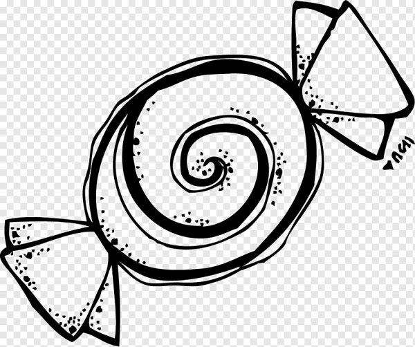 Конфета раскраска для детей