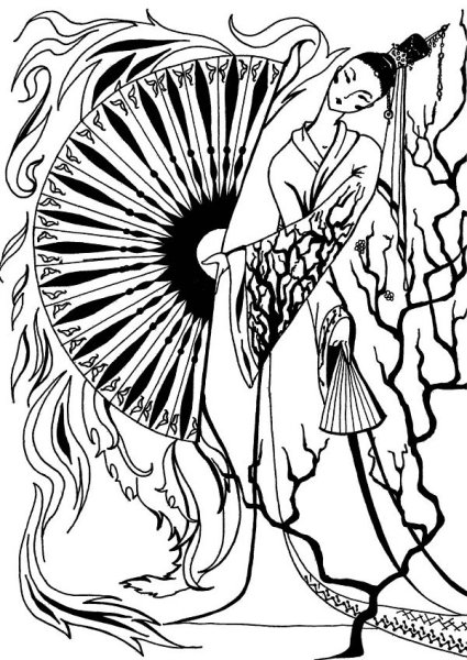 Батик эскизы