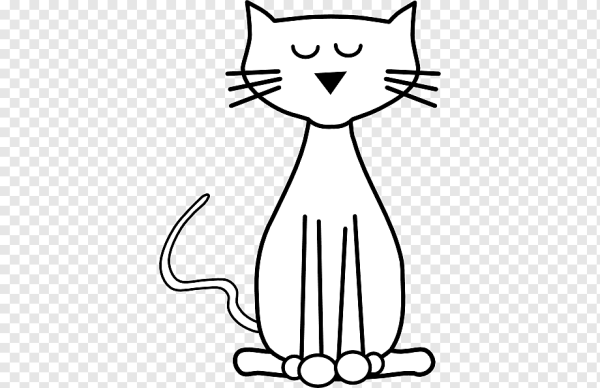 Контур кошки