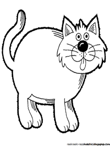 Кошка для раскрашивания