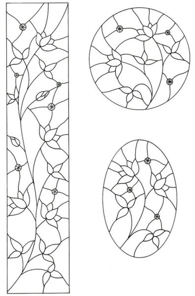 Витражные трафареты