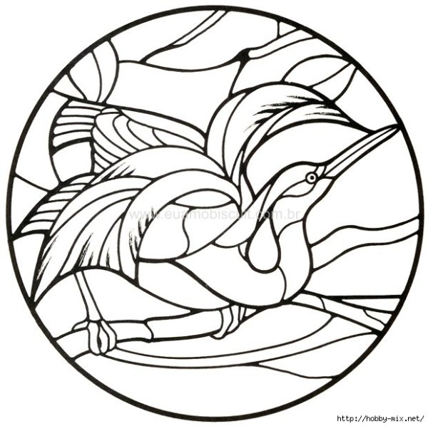 Эскизы для витража на стекле