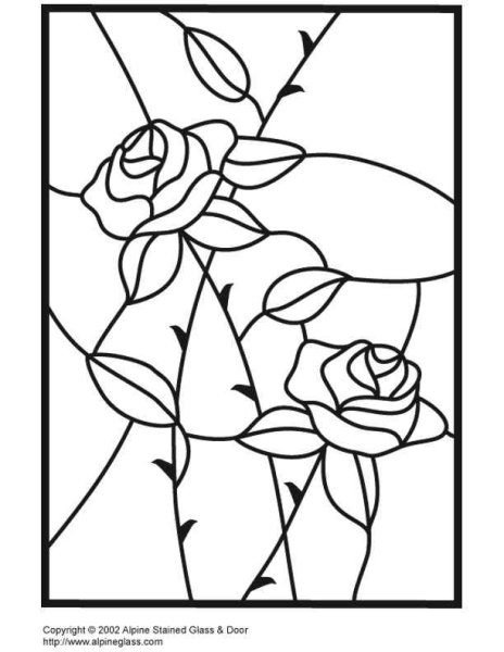 Витражи Тиффани эскизы