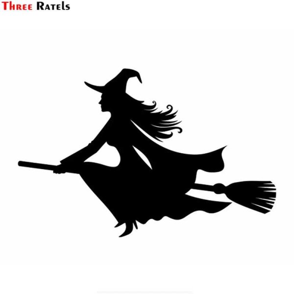 Трафареты на Хэллоуин ведьмы