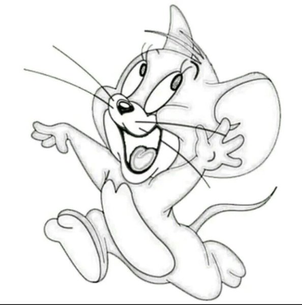 Раскраска мышки из Диснея