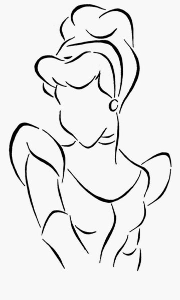 Диснеевские принцессы раскраска Белль