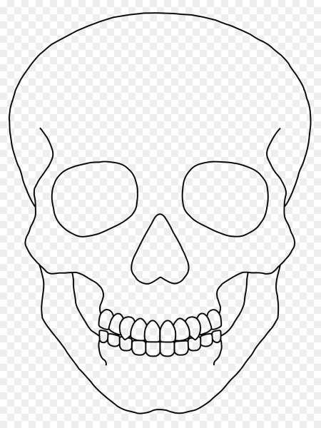 Нарисованный скелет