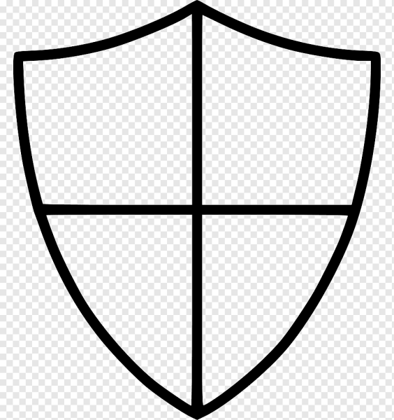 Очертания щита