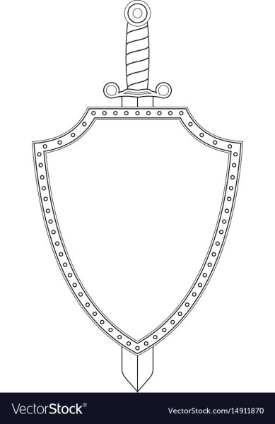 Изображение щита и меча