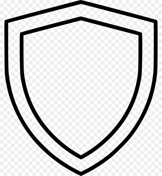 Щит логотип на прозрачном фоне