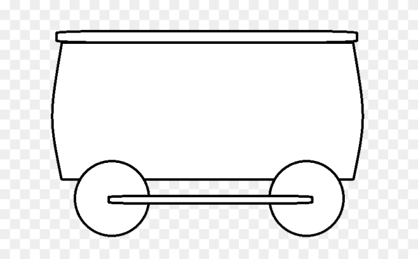 Вагончик раскраска