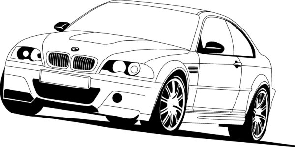 BMW e46 vector