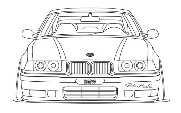 Draw BMW e39