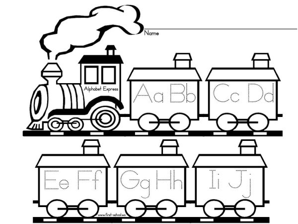 Трафарет скоростного поезда