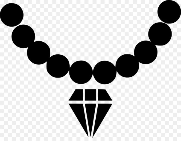 Бусы силуэт