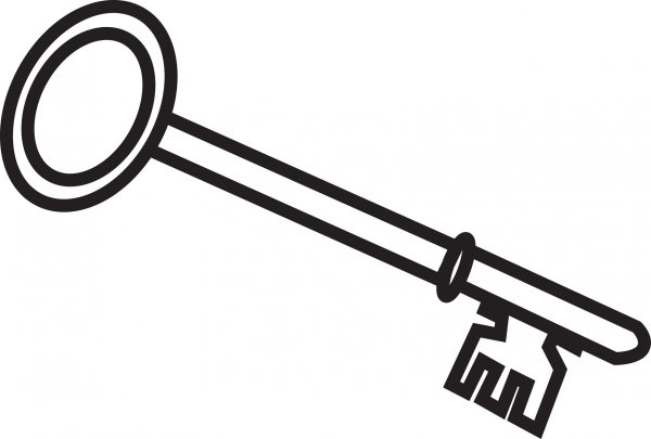 Ключик раскраска для детей