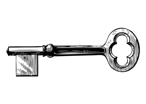 Контур ключа для вырезания