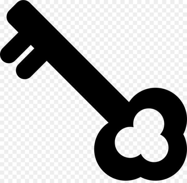 Значки контур ключи