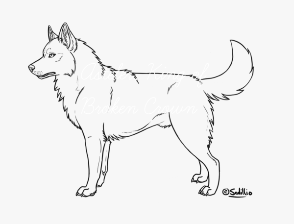 Wolf Lineart