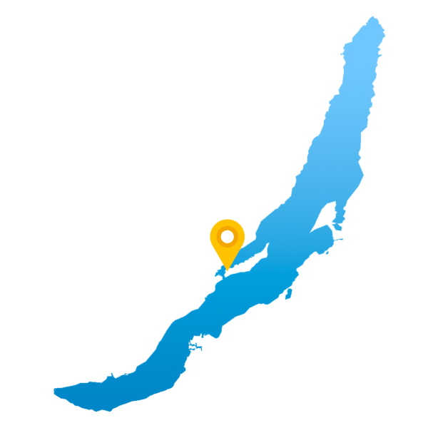 Контур озера Байкал