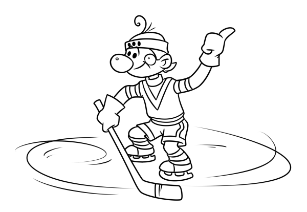 Раскраска шайба