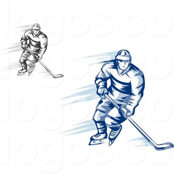 Рисунок хоккеиста БЕНДИ