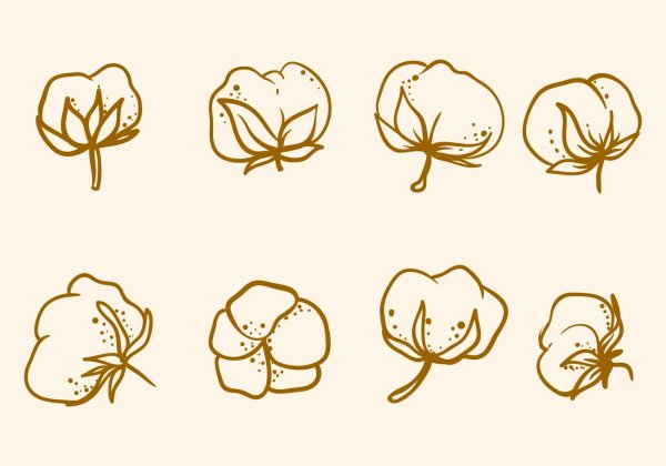 Хлопок вектор