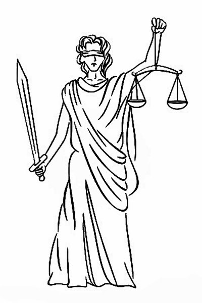 Фемида тату