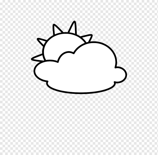 Облако раскраска